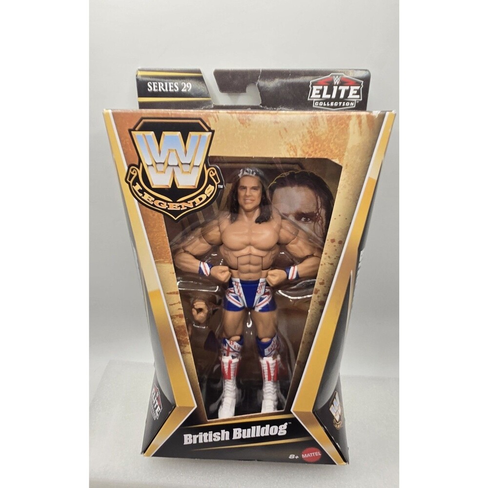 British Bulldog WWE Elite Collection Legends Series 29 Action Figure New In Box